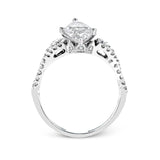 Marquise - Cut Halo Engagement Ring In 18k Gold With Diamonds - Simon G. Jewelry