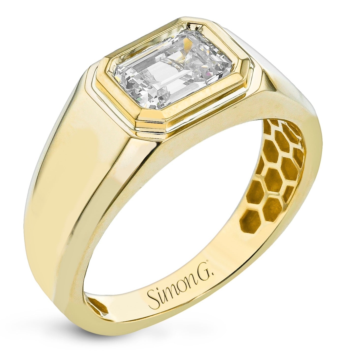 Men Ring in 14k Gold - Simon G. Jewelry