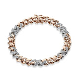 Men's Bracelet In 14k Gold With Diamonds - Simon G. Jewelry