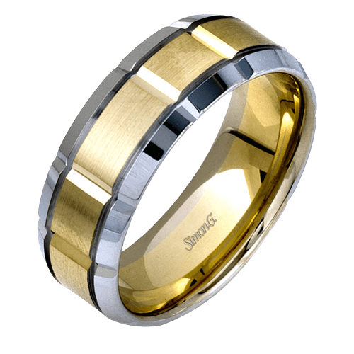 Titanium/14kt Yellow cheapest Gold Men’s band 9.5