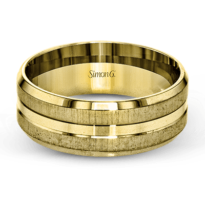Men's Wedding Band in 14k or 18k Gold - Simon G. Jewelry