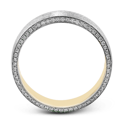 Men's Wedding Band In 14k Or 18k Gold With Diamonds - Simon G. Jewelry