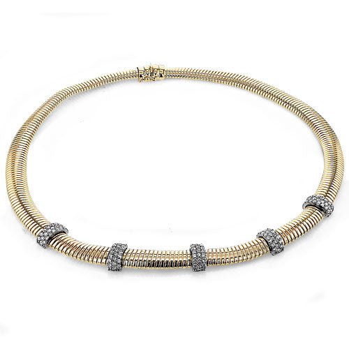 Necklace in 18k Gold with Diamonds - Simon G. Jewelry