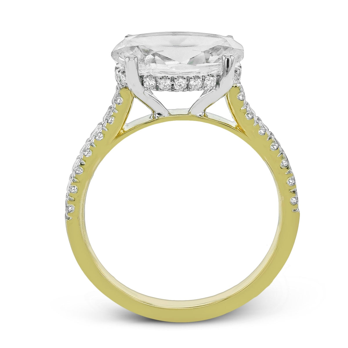 Oval-Cut Diamond Engagement Ring - Simon G. Jewelry