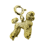 Poodle Charm in 14k Gold - Simon G. Jewelry