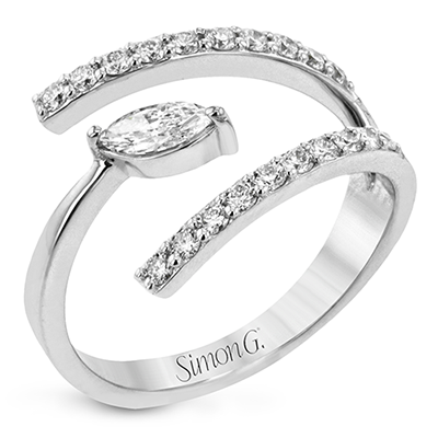 Right Hand Ring in 18k Gold with Diamonds - Simon G. Jewelry