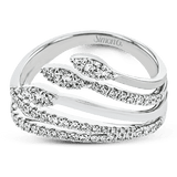 Right Hand Ring In 18k Gold With Diamonds - Simon G. Jewelry