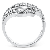 Right Hand Ring In 18k Gold With Diamonds - Simon G. Jewelry