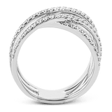 Right Hand Ring in 18k Gold with Diamonds - Simon G. Jewelry