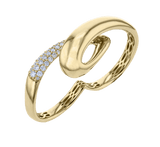 Right Hand Ring in 18k Gold with Diamonds - Simon G. Jewelry