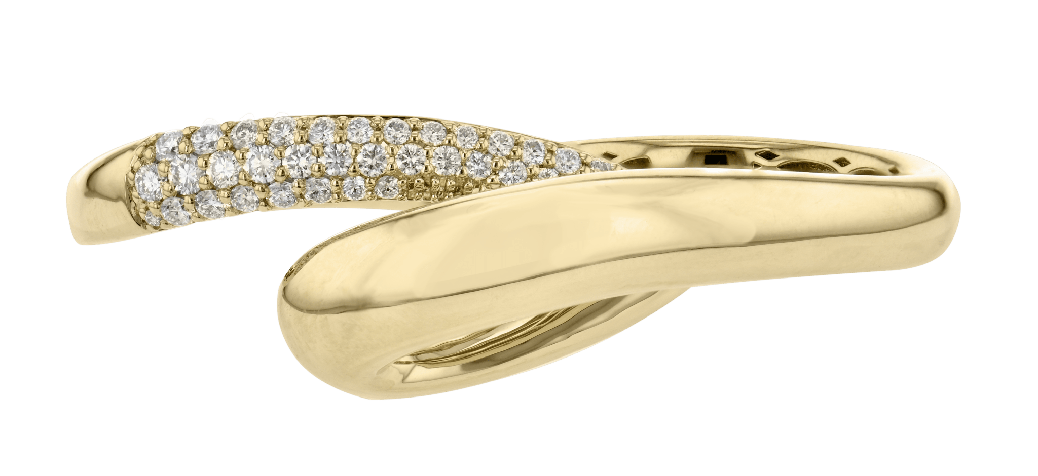 Right Hand Ring in 18k Gold with Diamonds - Simon G. Jewelry