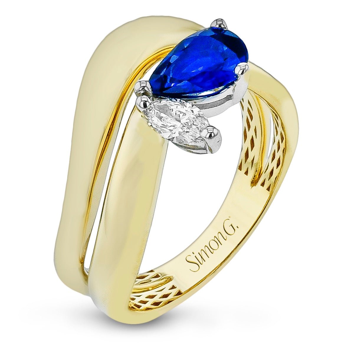 Sapphire Color Ring in 18k Gold - Simon G. Jewelry