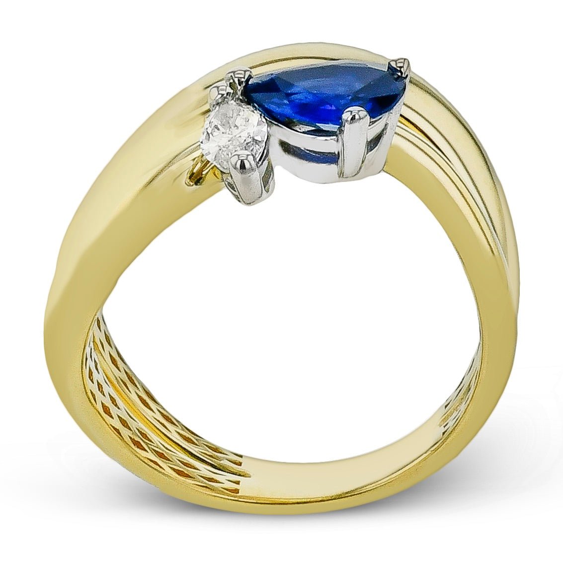 Sapphire Color Ring in 18k Gold - Simon G. Jewelry