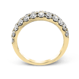 Simon - Set Anniversary Ring In 18k Gold With Diamonds - Simon G. Jewelry