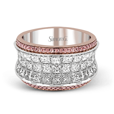Simon - Set Anniversary Ring In 18k Gold With Diamonds - Simon G. Jewelry