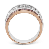 Simon - Set Anniversary Ring In 18k Gold With Diamonds - Simon G. Jewelry