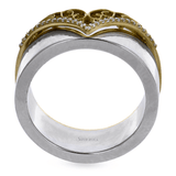 Smart Ring in 14k Gold with Diamonds - Simon G. Jewelry