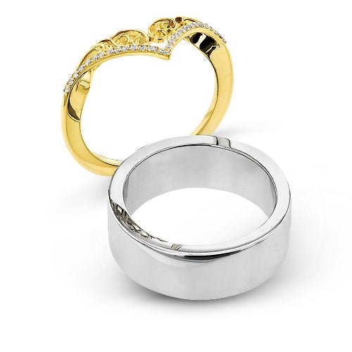 Smart Ring in 14k Gold with Diamonds - Simon G. Jewelry