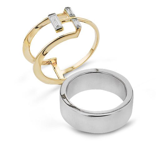 Smart Ring Jacket in 14k Gold - Simon G. Jewelry