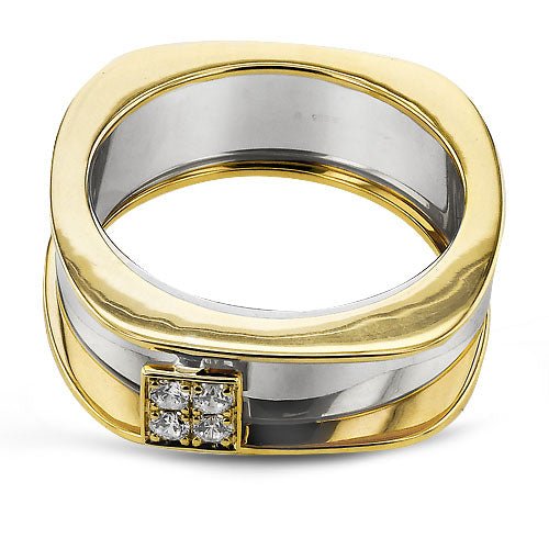 Smart Ring Jacket in 14k Gold with Diamonds - Simon G. Jewelry
