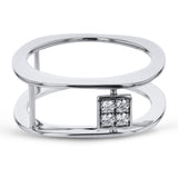 Smart Ring Jacket in 14k Gold with Diamonds - Simon G. Jewelry