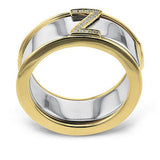 Smart Ring Jacket in 14k Gold with Diamonds - Simon G. Jewelry