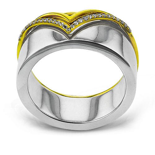 Smart Ring Jacket in 14k Gold with Diamonds - Simon G. Jewelry