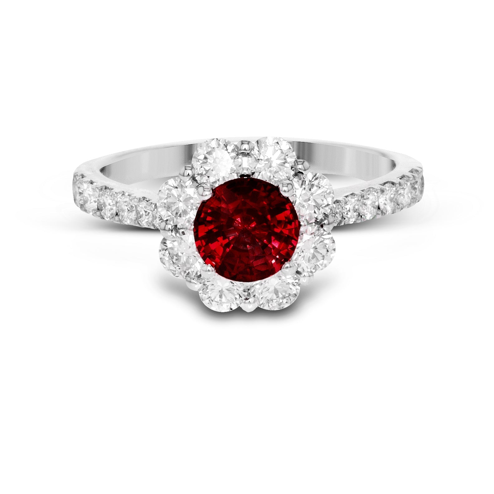 Tempera Color Gemstone Fashion Ring In 18k Gold With Diamonds - Simon G. Jewelry