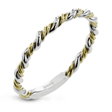 Twist Wedding Set Rings in 18K gold - Simon G. Jewelry
