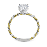 Twist Wedding Set Rings in 18K gold - Simon G. Jewelry