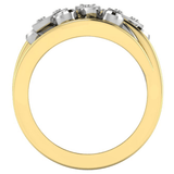 Vine Smart Ring Jacket in 14k Gold with Diamonds - Simon G. Jewelry