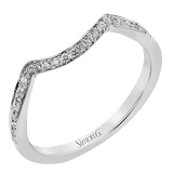 Wedding Band in 18k Gold with Diamonds - Simon G. Jewelry