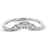 Wedding Band in 18k Gold with Diamonds - Simon G. Jewelry