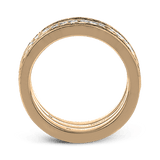 Wedding Band Set In 18k Gold With Diamonds - Simon G. Jewelry