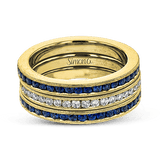 Wedding Band Set In 18k Gold With Diamonds - Simon G. Jewelry