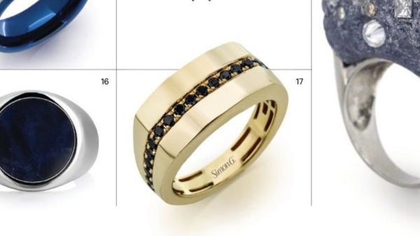 Men's Ring in Instore Magazine - Simon G. Jewelry