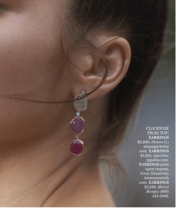 Simon G. In Marie Claire - Simon G. Jewelry