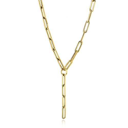 Chain Link Necklace in 18k Gold