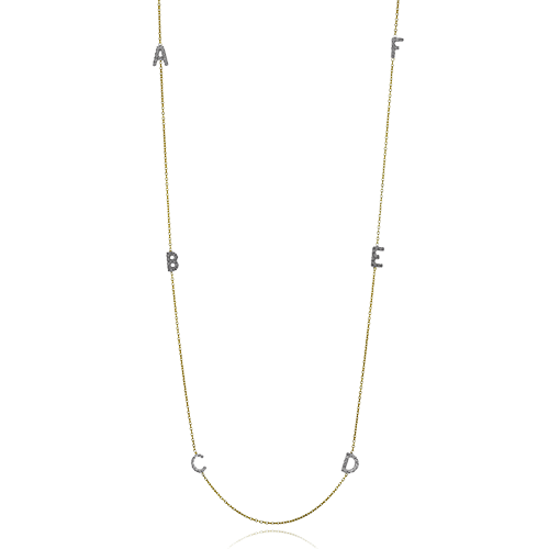 INITIAL-6 WHITE 18K X 2T
