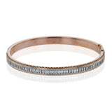 Bangle in 18k Gold with Diamonds