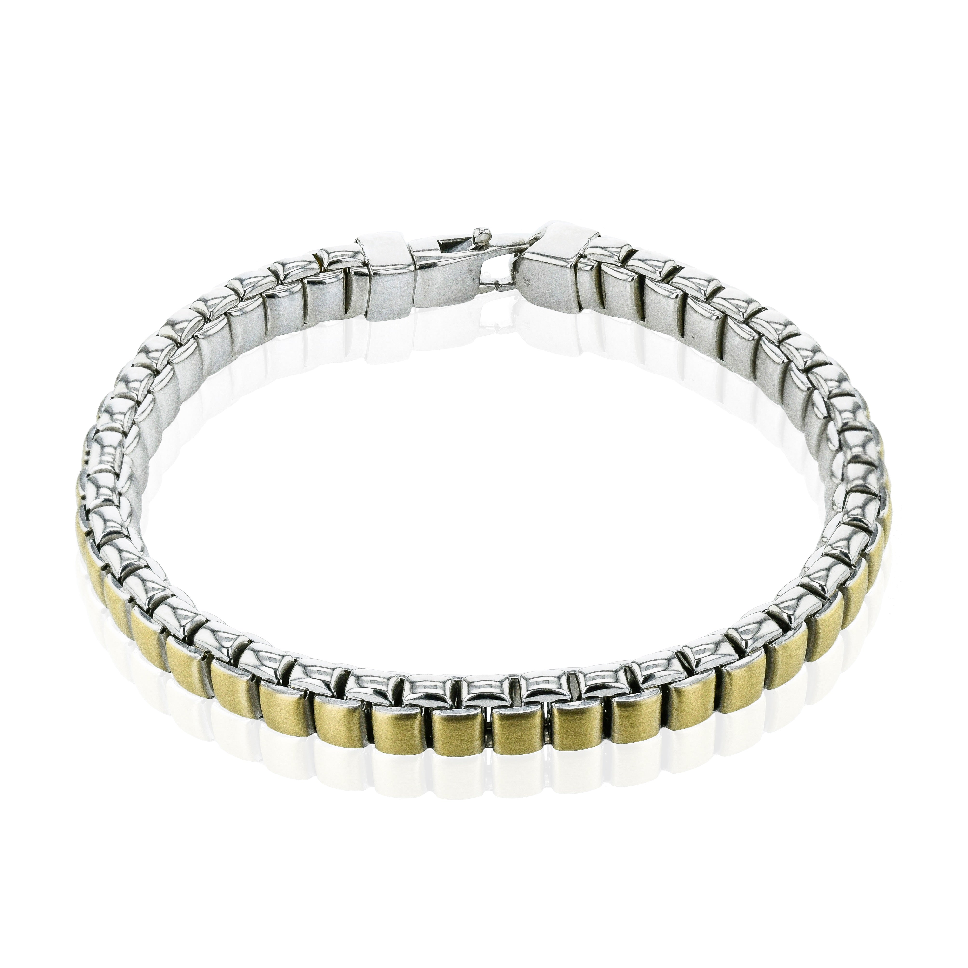 Two-Tone Link Bracelet
