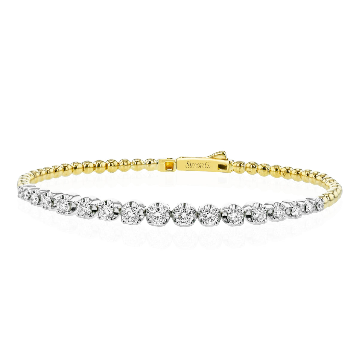 Diamonds Bangle in 18k Gold