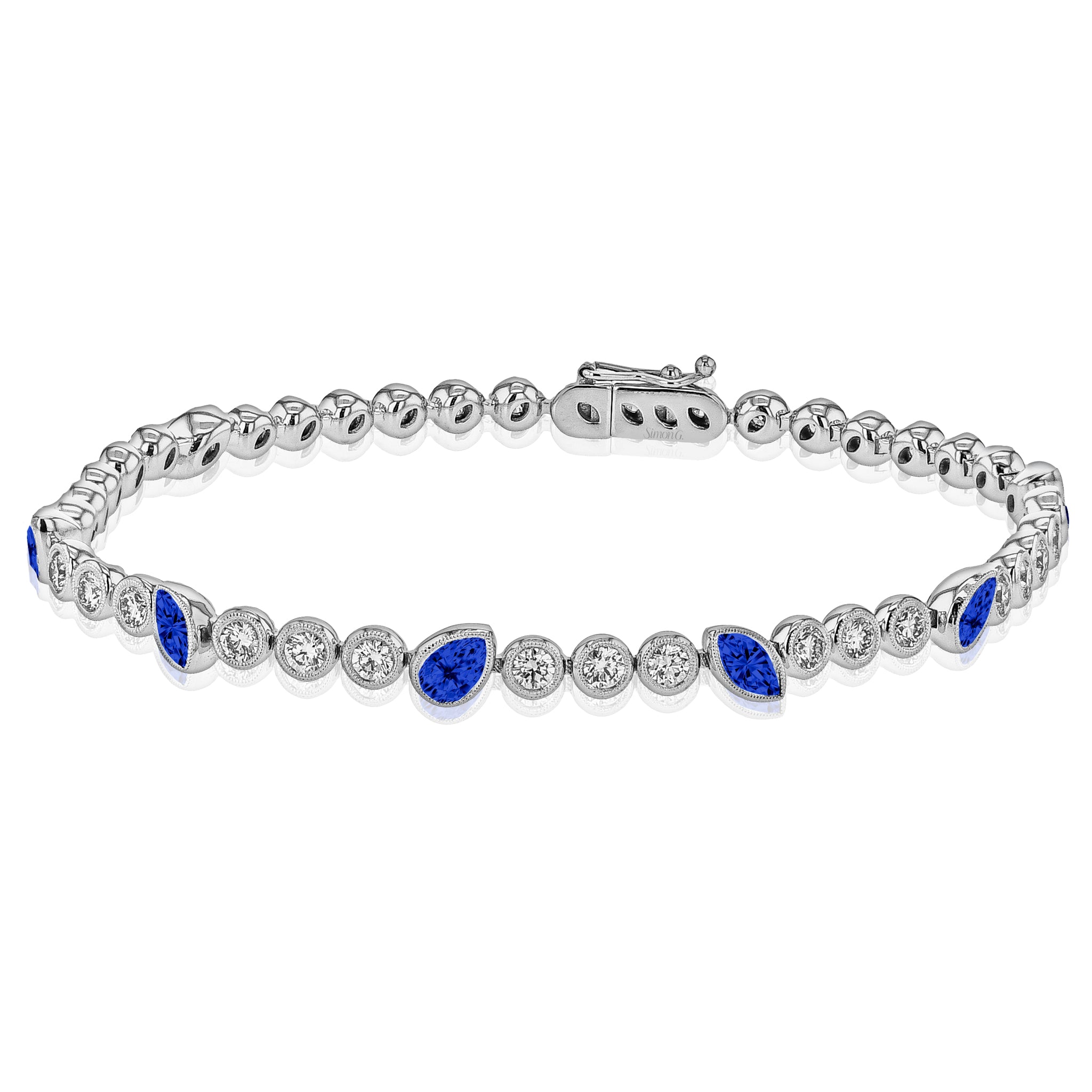 Diamonds Color Bracelet in 18k Gold