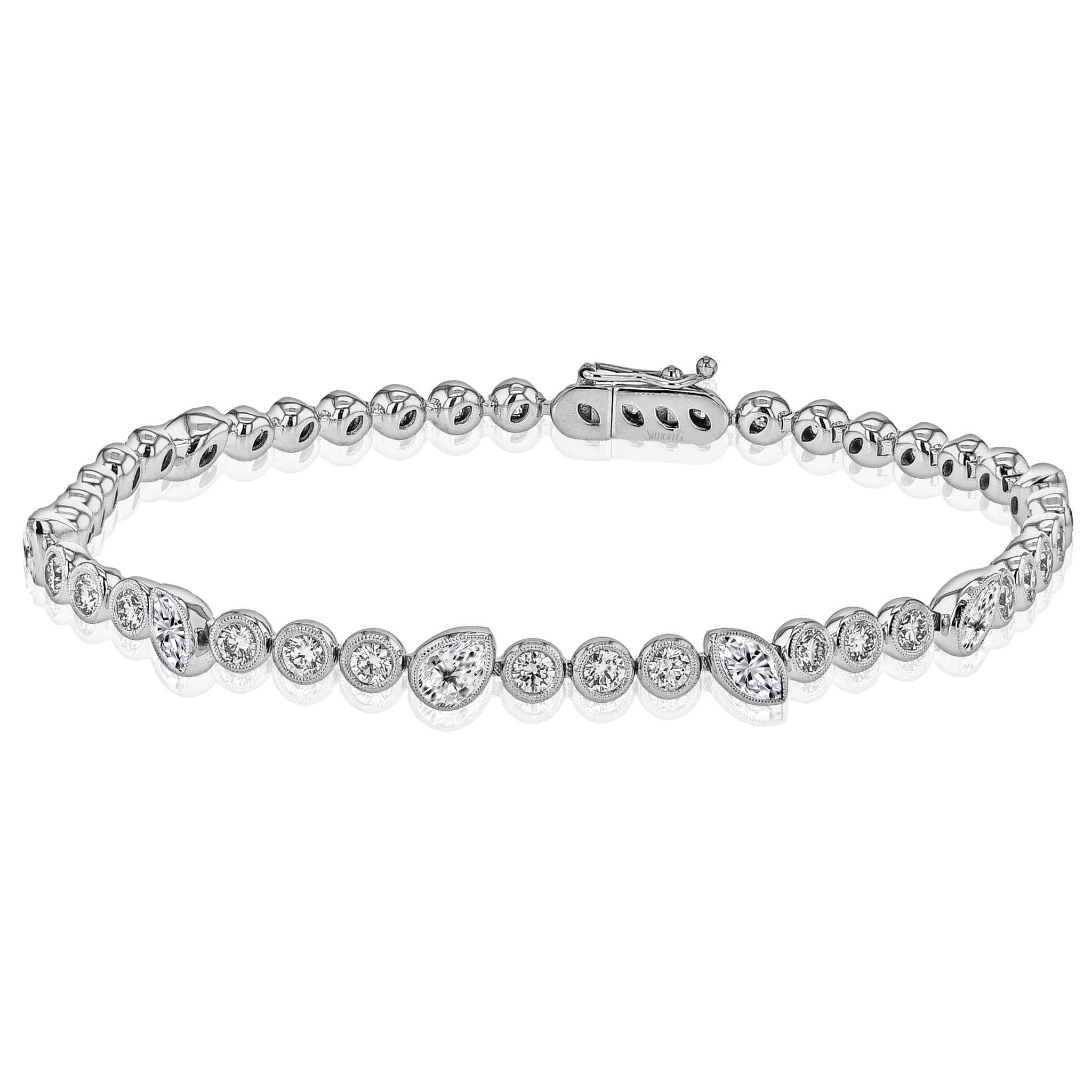 Diamonds Color Bracelet in 18k Gold