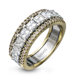 Anniversary Ring In 18k Gold With Diamonds