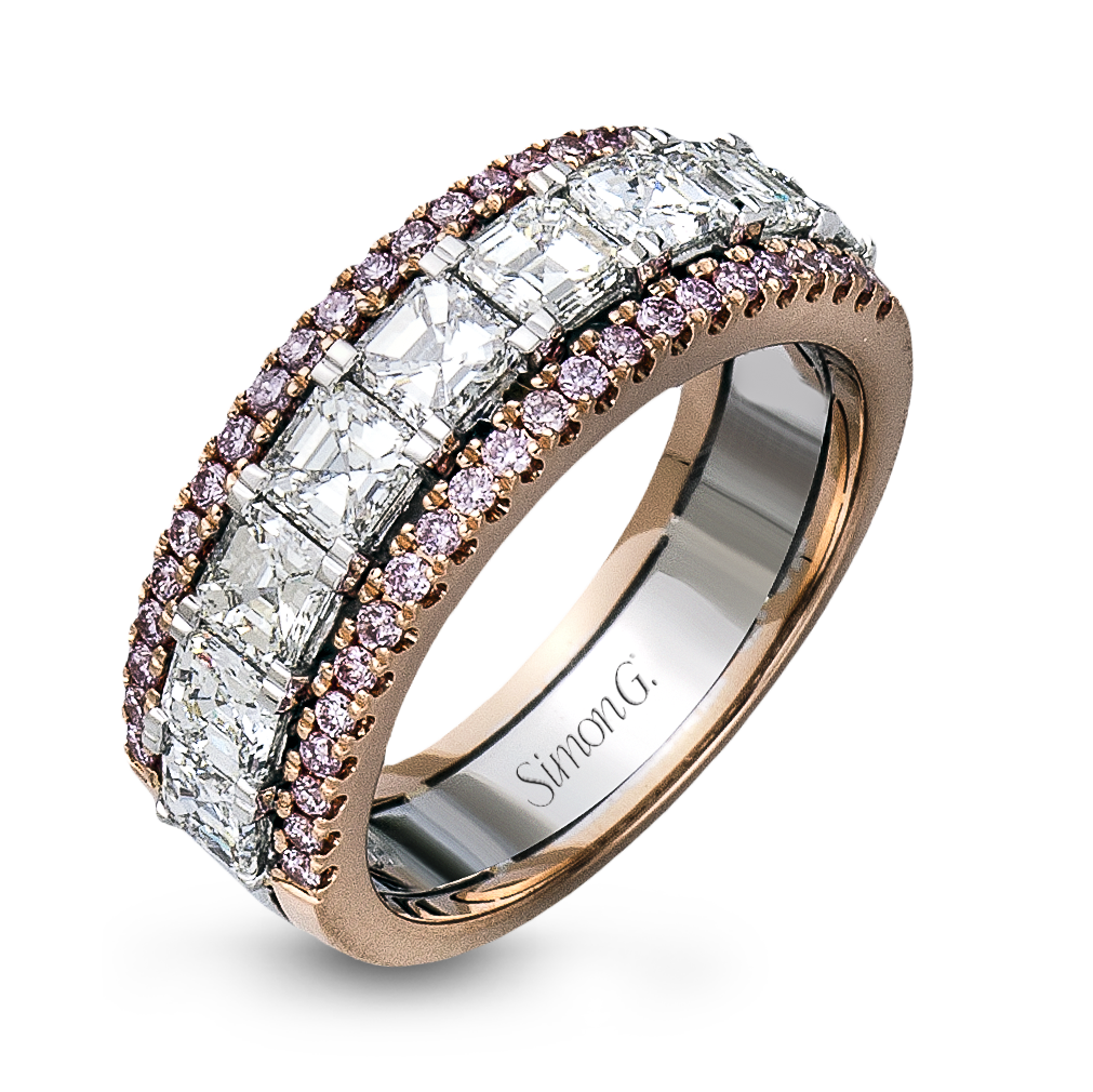 Anniversary Ring In 18k Gold With Diamonds