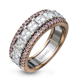 Anniversary Ring In 18k Gold With Diamonds