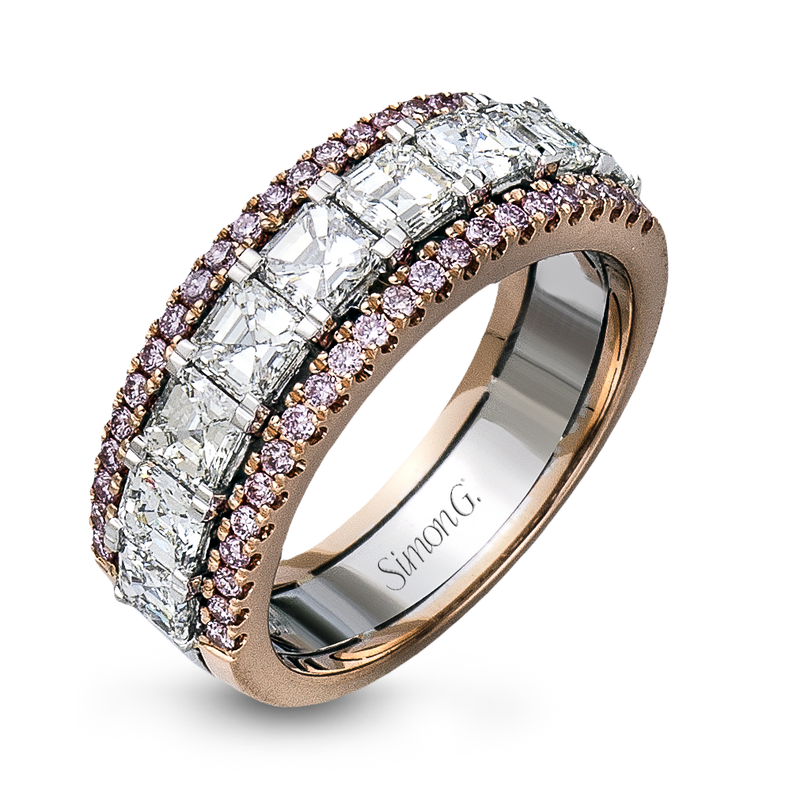 Anniversary Ring In 18k Gold With Diamonds