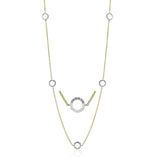 Necklace in 18k Gold with Diamonds