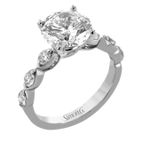 LR3305 WHITE 14K SEMI WHITE